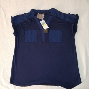 NWT Sz.M Womens Cable And Gauge Shirt